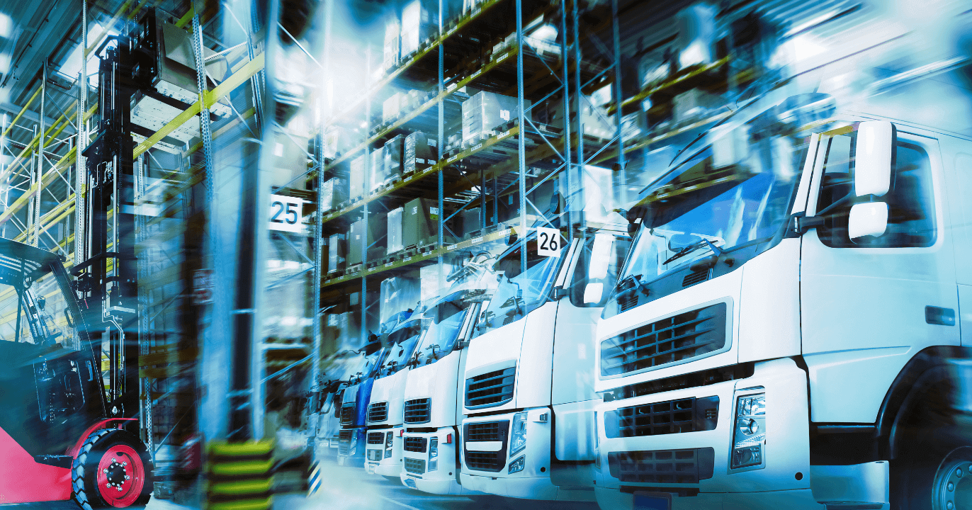 Modern logistics warehouse